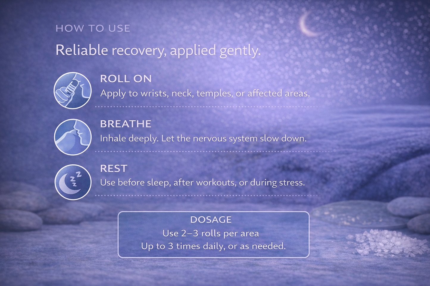Nijeke Recovery Roll On | Muscle and Nervous system recovery for your body