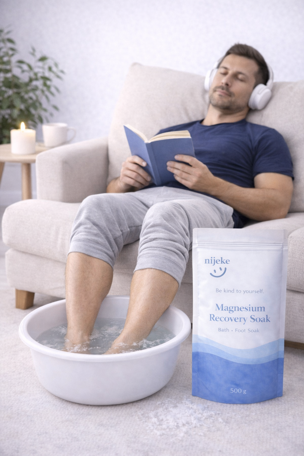 Nijeke Magnesium Recovery Soak — For pain, relaxation,swelling of feet and body | Minerals from the Himalayas