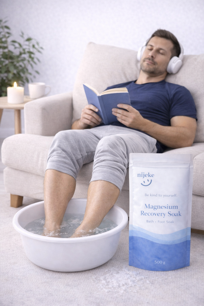 Nijeke Magnesium Recovery Soak — For pain, relaxation,swelling of feet and body | Minerals from the Himalayas