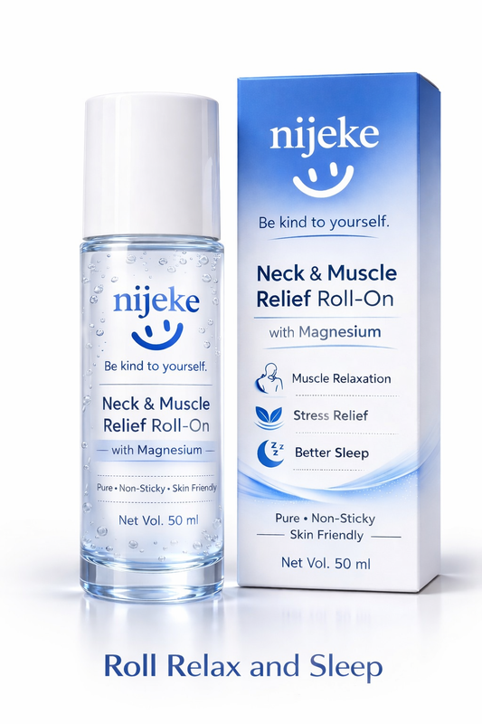 Magnesium Recovery Roll-On by nijeke | Roll , Relax and Sleep| Blend of essential oils and magnesium