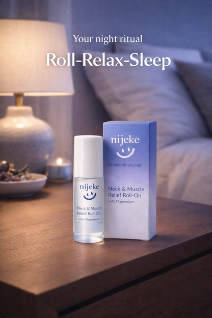 Stress, Anxiety and Sleep Recovery Roll-On with magnesium and essential oils by nijeke | Roll , Relax and Sleep| Blend of essential oils and magnesium
