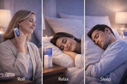Stress, Anxiety and Sleep Recovery Roll-On with magnesium and essential oils by nijeke | Roll , Relax and Sleep| Blend of essential oils and magnesium